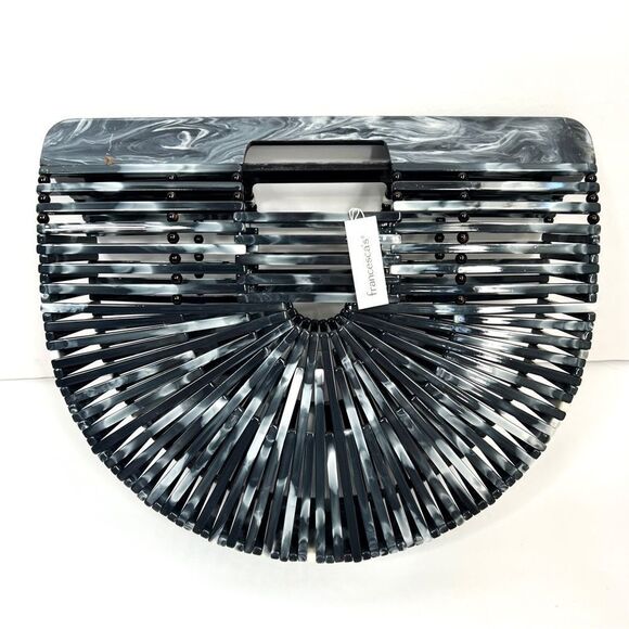 Francesca's Collections Handbags - Half Moon Resin Handbag NWT